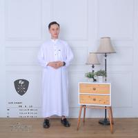 Gambar ELVAN FASHION-JUBAH/GAMIS PRIA DEWASA LENGAN PANJANG MODEL POLOS ALBUSTAN FREE PECI (KHUSUS CO DI LIVE) - PUTIH, L dari ELVAN FASHION undefined 5 Tokopedia