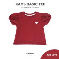 Gambar Toheto - Basic Tee - Kaos Anak Perempuan 1-6 Tahun - Black Cerry, 1 Tahun dari Toheto undefined 4 Tokopedia