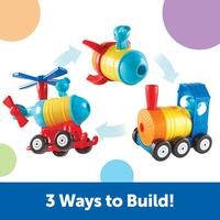 Gambar Learning Resources 123 Build It Rocket-Train-Helicopter Build & Rebuild 3 Vehicles in 1 Set, Mainan Bongkar Pasang Rakit 3 Macam Kendaraan dari Learning Resources Indonesia undefined 4 Tokopedia