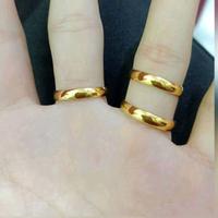 Gambar M3 CINCIN RING POLOS PERAK SILVER 925 MURNI LAPIS MAS KUNING Anti Karat Anti Luntur - Size 11 dari M3 Aksesoris undefined 3 Tokopedia