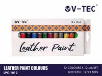 Gambar LEATHER PAINT / CAT SEPATU KULIT CAT TAS JAKET V-TEC LPC-1012 12ML 12 WARNA dari tokoaida5777 undefined 1 Tokopedia