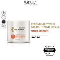 Gambar Makarizo Professional Rebonding System Straightening Cream Step 1 Gold Edition 500ml dari kosmetikamu undefined 1 Tokopedia