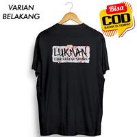 Gambar KAOS LUKMAN LUKA KARENA MANTAN BAPER SINGKATAN NAMA BAJU DISTRO KATUNKaos sederhana dan serbaguna, kaos ramah kulit dan bernapas - HITAM DEPAN, XXL dari NAJMUDIN. undefined 3 Tokopedia