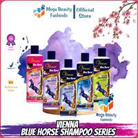 Gambar Vienna Blue Horse Shampoo | Sampo Kuda | Pertumbuhan Rambut | Hair Growth | Rambut Rusak 350ml | Herbal Growth | Silky & Shiny | Nourish & Repair | Hair Fall | 2in1 Shampoo & Conditioner - 350ml 2in1 Horse Oil dari Mega Beauty Fashindo undefined 1 Tokopedia