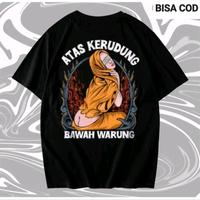 Gambar KAOS ATAS KERUDUNG BAWAH WARUNG  - TSHIRT - Hitam, S dari sawunggalingstore undefined 1 Tokopedia