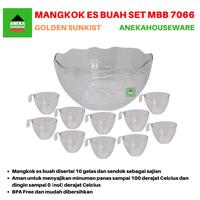 Gambar Mangkok Sop Buah Tempat Es Buah Set Gelas Golden Sunkist - MBBUD7073+7071 dari Casisusa undefined 3 Tokopedia