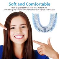 Gambar Ultrasonic Toothbrush,U Shape Toothbrush Ultrasonic Teeth Cleaner Teeth Whitening Lamp 360 Adult Electric Automatic Toothbrush - Pink Unpackaged dari wovuge245 undefined 2 Tokopedia