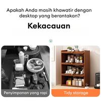 Gambar LOVE Loker kecil/Rak Bambu/Rak Serbaguna/Rak Dapur Susun/Rak Serbaguna/Tahan Debu alat alat meja kpop - 4L-50*20*65cm dari LOVELY HOME1 undefined 4 Tokopedia