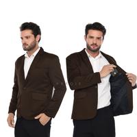 Gambar Jas Pria Formal Terbaru Model Slim Fit Warna Coklat Tua Ukuran S M L XL XXL Bahan Lembut Dan Tebal Nyaman Dipakai - Coklat Tua, S (42-48 Kg) dari ARRQIE DENIM undefined 1 Tokopedia