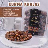 Gambar KURMA ASLI KURMA KHALAS / KURMA KHOLAS PREMIUM 100% ORIGINAL KEMASAN 1KG dari kurma aqla undefined 1 Tokopedia