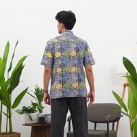 Gambar Trabalho - Dhanu Wonogiren Short M0336, Kemeja batik pria lengan pendek - S dari Nona Rara Batik undefined 4 Tokopedia