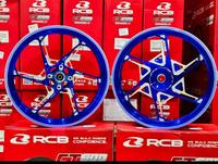 Gambar VELG RCB CNC CT600 CT 600 HONDA CLICK VARIO 125 150 160 CBS PALANG 6 VELG RIM RACING BOY CNC RING 14 Motor Motorcycle Sepeda - Chrome dari Modifika undefined 1 Tokopedia