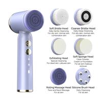 Gambar 6 In 1 Ultrasonic Electric Face Cleansing Brush Silicone dari Detro Mart undefined 1 Tokopedia