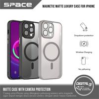 Gambar Case Magnetic Matte Luxury Magsafe with Camera Protection Casing Pelindung Kamera for Iphone 11/12/13/14/15 Pro Plus Max - Abu-abu, 13 PRO dari Digital 3 undefined 1 Tokopedia