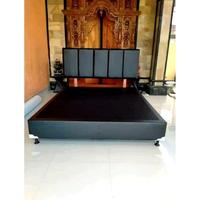 Gambar Divan/Difan Ranjang Kasur Sandaran Gantung Bahan Oscar - Abu Muda, 200x200cm dari gudang divan kasur undefined 1 Tokopedia