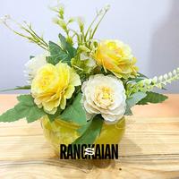 Gambar [RANGKAIAN S] BUNGA KRISAN KUNING HIASAN MEJA PREMIUM DEKORASI DLL dari Kharisma Florist Sby undefined 1 Tokopedia