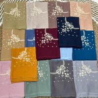 Gambar Hijab segiempat paris tasel motif bordir pita gede Square Muslim Lembut Mewah Nyaman Kerudung - Hitam dari Mahkota Hijab05 undefined 3 Tokopedia