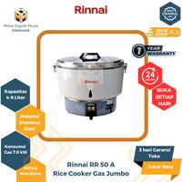 Gambar Rinnai RR 50 A Gas Rice Cooker Wadah Jumbo Stainless dari Mitra Digital Mulia undefined 1 Tokopedia