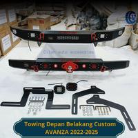 Gambar Paket Tanduk Besi Towing Depan Belakang Mobil Avanza 2022 - 2025 Custom Emboss dari Cilan Variasi undefined 1 Tokopedia
