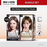 Gambar mise en scene Hello Bubble Hair Color Twin Pack (Choose Shade) - Hair Color 2025 Pewarna Rambut dengan Bentuk Bubble Foam Warna Tahan Lama dan Terlihat Alami - 8O Sunset Orange, 6A Dusty Ash dari AMOREPACIFIC Hair&Beauty Shop undefined 1 Tokopedia