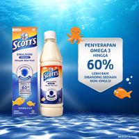 Gambar Scott’s Emulsion Original dengan Omega 3, Vitamin A dan D 3x400ml TRIPLEPACK dari Sensodyne Indonesia undefined 5 Tokopedia