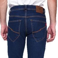 Gambar 2nd RED Celana Panjang Pria Jeans Slim Fit Stretch Katun Denim Melar Heritage Nyaman Biru Tua 133253 - Biru, 32 dari 2nd RED ID undefined 4 Tokopedia
