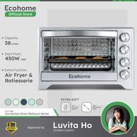 Gambar Ecohome Electric Oven Platinum Series EOP-888 38L Low Watt - Silver Platinum dari Ecohome undefined 1 Tokopedia