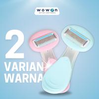 Gambar Wowon Alat Cukur Wanita / Pria Smooth Sensitive Razor - Biru Muda dari Wowon Indonesia undefined 3 Tokopedia