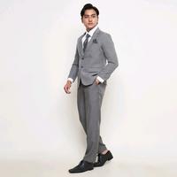 Gambar Nugraha Tailor Setelan Jas Semi Wool Doff Jas Pengantin Formal Dan Non Formal Lengan Panjang Polos Blazer Pria Kantor Casual Slim Fit Dewasa Celana - Jet Black, L dari Nugraha Tailor undefined 5 Tokopedia