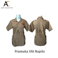Gambar Pramuka Rapilo Tali Pendek Baju pramuka tali Lengan pendek Bahan Rapilo / Larici Seragam Pramuka SMP SMA Dewasa Pembina Perempuan - Pramuka Tali Pendek, XS / Size 6 dari AMRY COLLECTION undefined 3 Tokopedia