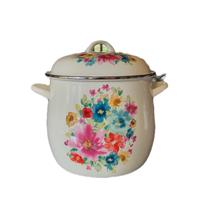 Gambar Panci Multi Stock Pot Enamel 24cm dan 27cm - Panci Bunga NAVY dari Dapurasam - Nikmati Nostalgia undefined 4 Tokopedia