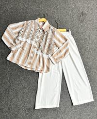 Gambar Setelan One Set Zevana Crinkle salur Set Celana dari ESHASCARF_NEW undefined 3 Tokopedia