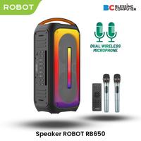 Gambar Speaker ROBOT RB650 Bluetooth Karaoke 5.3 Black dari Blessing Computer Bali undefined 1 Tokopedia