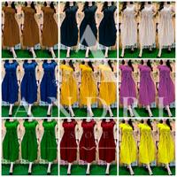Gambar OBRAL MURAH! Paket 100RB DAPAT 5Pcs! - Dress Midi Plisket Hyget Terbaru Wanita Tanpa Lengan - PILIH WARNA dari ANDRI STORE18 undefined 1 Tokopedia