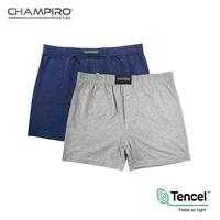 Gambar Terlaris- Champiro Prestige Boxer Pendek Pria "Zenoa" Premium Tencel Boxer Isi 2Pcs -Gratisongkir - M, Mix dari Gaya Gres undefined 1 Tokopedia