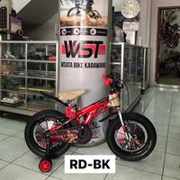 Gambar SEPEDA ANAK BMX 12 16 18 UNITED VIGOUR BAN JUMBO BESAR BAN 3.0 - 12 inch, RD-BK dari Wisata Bike Karawang undefined 1 Tokopedia