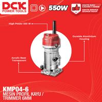 Gambar DCK Mesin Profil Kayu 6 mm/ Trimmer 6mm / Mesin Router Kayu 550 Watt / Alat Ukir Kayu KMP04-6 dari DCK Power Tools Indonesia undefined 4 Tokopedia