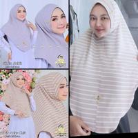 Gambar Bergo Sabit by Lanfiya/Bergo Knit/bergo melayu Knit/bergo instan/hijab Knit - salur hitam, size L dari Agen mukena Banjarmasin undefined 1 Tokopedia