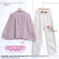 Gambar Setelan celana kulot baju remaja perempuan umur 11 12 13 14 tahun - mauve dari Nazihah shop_NEW undefined 2 Tokopedia