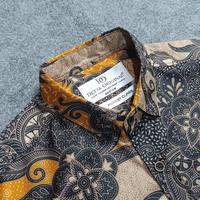 Gambar Kemeja Batik Premium Pria lengan panjang Slim-fit Keren - Mustard Elegant, M | MEDIUM dari DETAK ORIGINAL undefined 2 Tokopedia