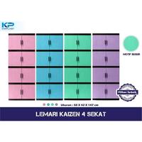 Gambar LEMARI PAKAIAN PLASTIK KAIZEN 4 SUSUN Furniture dari Yukaatha Toserba Nganjuk undefined 1 Tokopedia
