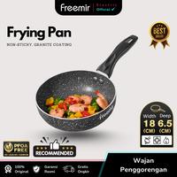 Gambar [FLASH SALE] freemir Wajan Anti Lengket 18 cm Wok Pan Hitam Multifungsi dari freemir Electric Official Store undefined 1 Tokopedia