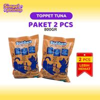 Gambar [PAKET 2 PCS] TOPPET 800g dry cat food - Top Pet Makanan kucing kering 800g - 2 PCS TOPPET SALMON dari Simpel Petshop undefined 3 Tokopedia