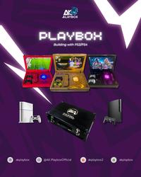 Gambar PLAYBOX PS4 PLAYSTATION PORTABLE BOX PREMIUM + PS 4 BUNDLING SET by AK PLAYBOX - FAT 1 TB FULLGAMES, LOGO PS/BOX + TULISAN PLAYBOX dari AK PLAYBOX undefined 1 Tokopedia