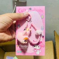 Gambar Cry Baby Phone Charm Bag Keychain (Universal) - Blue Flower, Universal dari lilsisterstuff undefined 2 Tokopedia