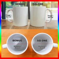 Gambar Mug Putih Import 11 Oz Gelas Polos Coating Sublim Sablon Siap Press - Magic Mug, Surabaya dari Sun Indonesia undefined 4 Tokopedia