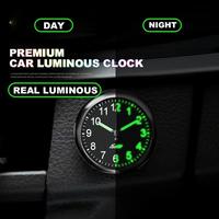 Gambar PARTOCAR Luminous Jam Mobil Analog Dashboard Digital Jam Elektronik Tempel Dashboard Mobil SUV Universal - Hitam dari PARTOCAR undefined 5 Tokopedia