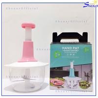 Gambar CHOPPER BLENDER PENCACAH 3 MATA PISAU / PENGGILING DAGING BUMBU DAN SAYURAN TEKAN MANUAL JUMBO SHENAR Stainless - GREY dari LAPAKMURAHH88 undefined 5 Tokopedia