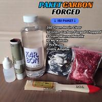 Gambar Paket Carbon Forged Serat Asli Carbon Forged Plus Warna Metalik Paint - Metalic Gold dari K4R.BON undefined 1 Tokopedia