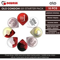 Gambar OLO Condom 0.01 Starter Pack - 10 Pcs (Ultra Thin, Performa & Delay) dari Dewasa.id undefined 1 Tokopedia